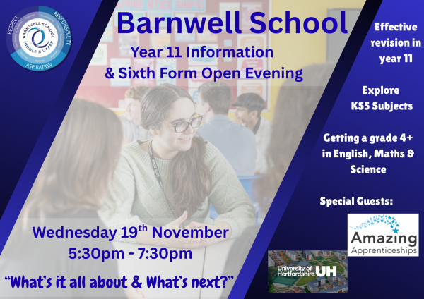 Yr11 Information Sixth Form Open Evening