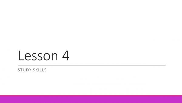 Lesson 4 1