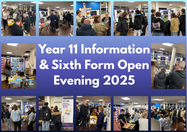 Year 11 Information Sixth Form Open Evening 2025