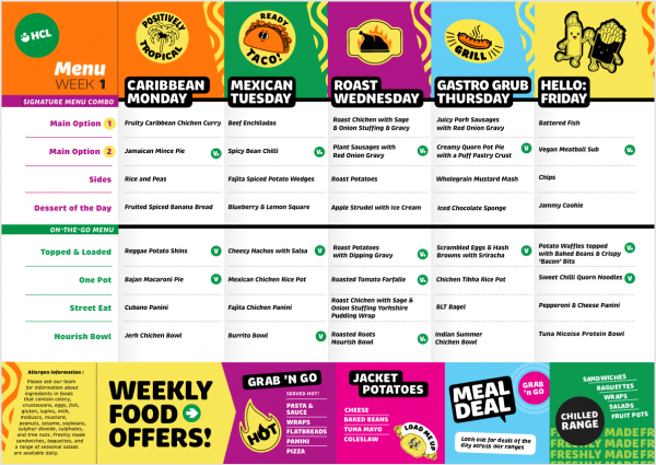 Menu 1 Sept 2026