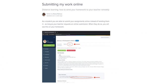 Show my homework colour code picture